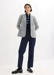 Pantalon à revers et taille élastiquée, bonprix