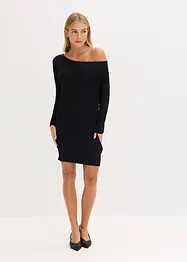 Robe en maille asymétrique, bonprix