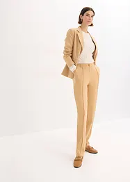 Pantalon en jersey coton avec passepoil, bonprix