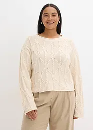 Pull en coton mélangé, bonprix