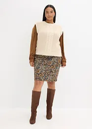 Pull sans manches en coton mélangé, bonprix