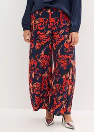 Pantalon palazzo en léger crêpe de viscose, bonprix