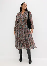 Robe en mousseline à imprimé paisley, bonprix