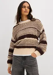Pull en maille oversize, bonprix