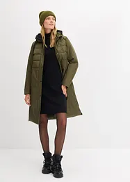 Robe en jersey côtelé extensible et épais, bonprix