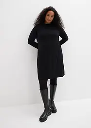 Robe trapèze en maille, bonprix