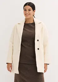 Manteau court et oversize en maille bouclette, bonprix