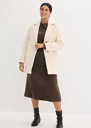 Manteau court et oversize en maille bouclette, bonprix