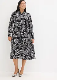 Robe midi en viscose fluide, bonprix