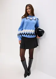 Pull norvégien à rayures brillantes, bonprix