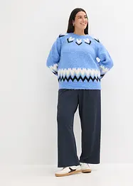 Pull norvégien à rayures brillantes, bonprix