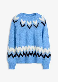 Pull norvégien à rayures brillantes, bonprix