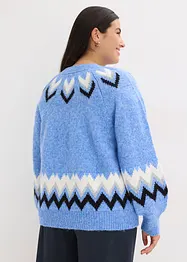 Pull norvégien à rayures brillantes, bonprix