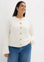 Gilet en maille à boutons décoratifs, bonprix