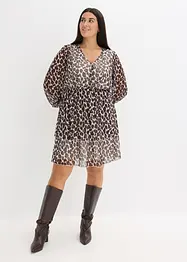 Robe-tunique en mesh doux, bonprix