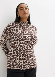 T-shirt manches longues en viscose douce et extensible, bonprix