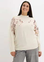 Pull oversize à sequins, bonprix