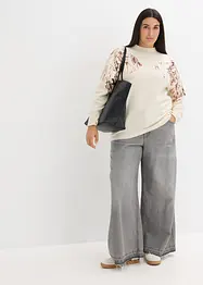 Pull oversize à sequins, bonprix