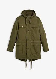 Parka d’hiver style militaire à doublure sherpa douce, bonprix