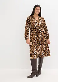 Robe midi en satin fluide, bonprix