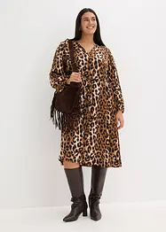 Robe midi en satin fluide, bonprix