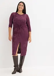 Robe midi en jacquard, bonprix