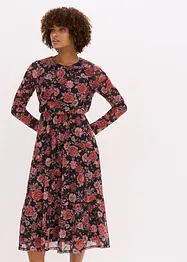 Robe midi en mesh doux, bonprix