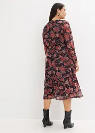 Robe midi en mesh doux, bonprix