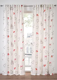 Voilage à motif de Noël (1 pce), bonprix