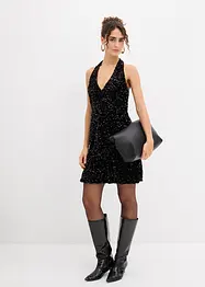 Robe dos nu à sequins, bonprix