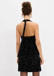 Robe dos nu à sequins, bonprix