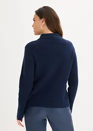 Pull polo avec laine, bonprix