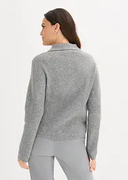 Pull polo avec laine, bonprix