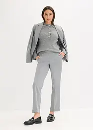 Pull polo avec laine, bonprix