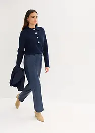 Pull polo avec laine, bonprix