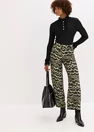 Pantalon palazzo en léger crêpe de viscose, bonprix