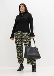 Pantalon palazzo en léger crêpe de viscose, bonprix