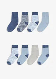 Lot de 8 paires de chaussettes mi-hautes coton majoritaire, bonprix