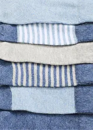 Lot de 8 paires de chaussettes mi-hautes coton majoritaire, bonprix