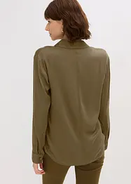 Chemisier fluide en satin, bonprix