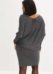 Robe fluide en maille de viscose mélangée, bonprix