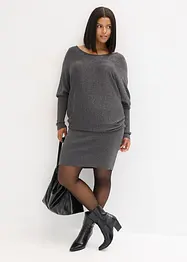 Robe fluide en maille de viscose mélangée, bonprix