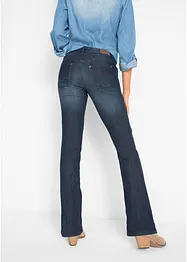 Jean bootcut taille mi-haute, extensible, bonprix