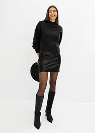 Mini-jupe enduite, bonprix