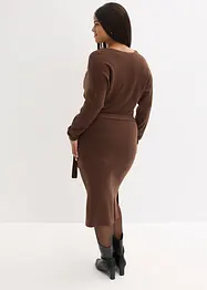 Robe pull fluide en viscose mélangée, bonprix