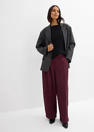 T-shirt manches longues côtelé, bonprix