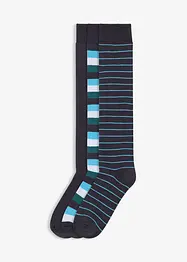 Lot de 3 paires de chaussettes hautes thermiques avec intérieur en éponge douce, bonprix