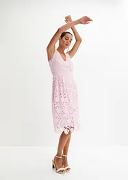 Robe en dentelle avec empiècement au crochet, bonprix