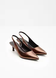 Escarpins slingback à petit talon fin, bonprix