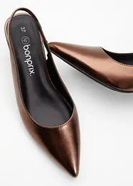 Escarpins slingback à petit talon fin, bonprix